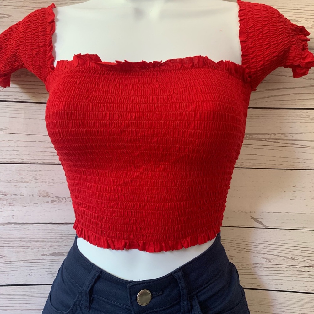 off shoulder top - Picture 3 of 4